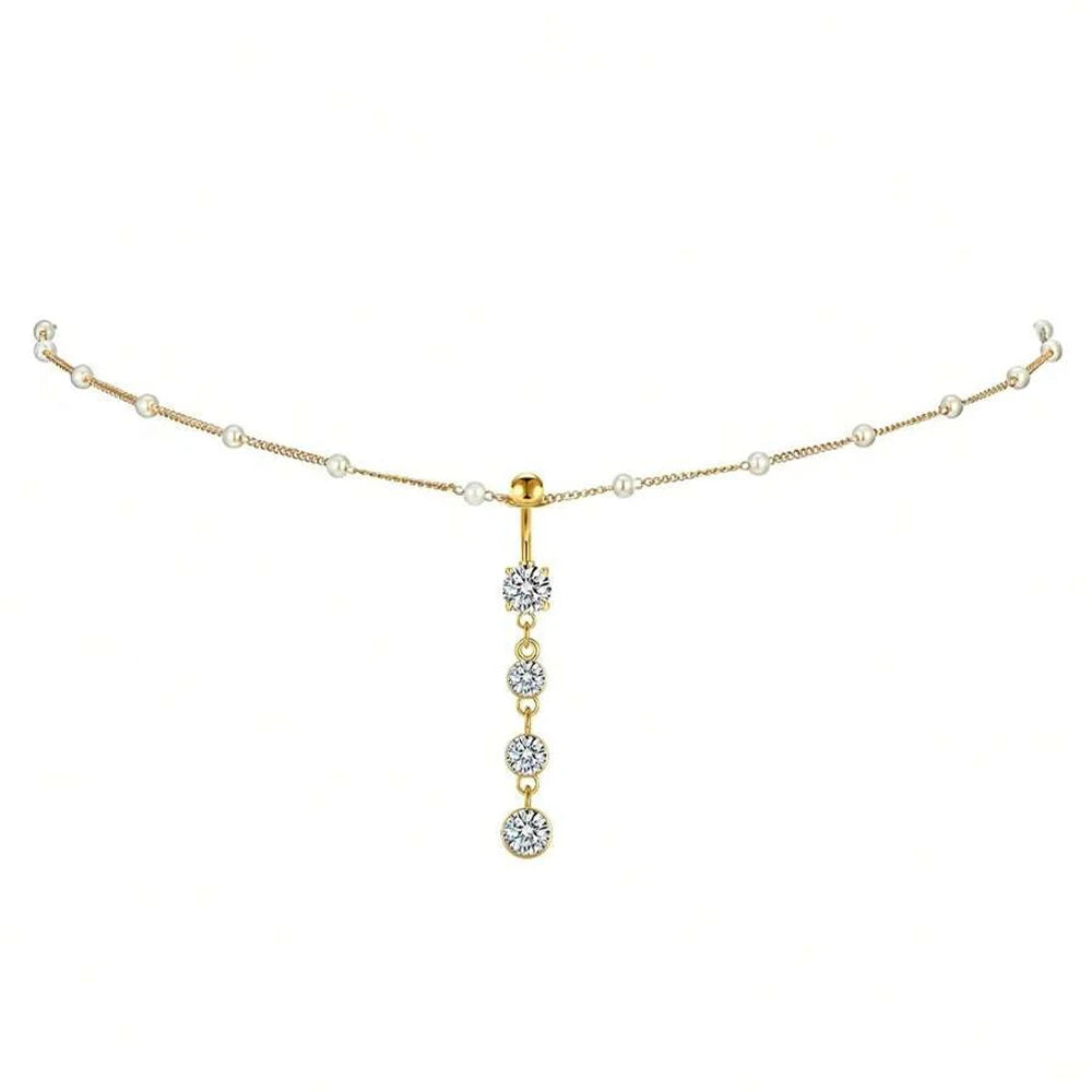 Rhinestone Body Chain - VEYAROSE