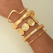 5pcs Set Cuff Bracelet - VEYAROSE