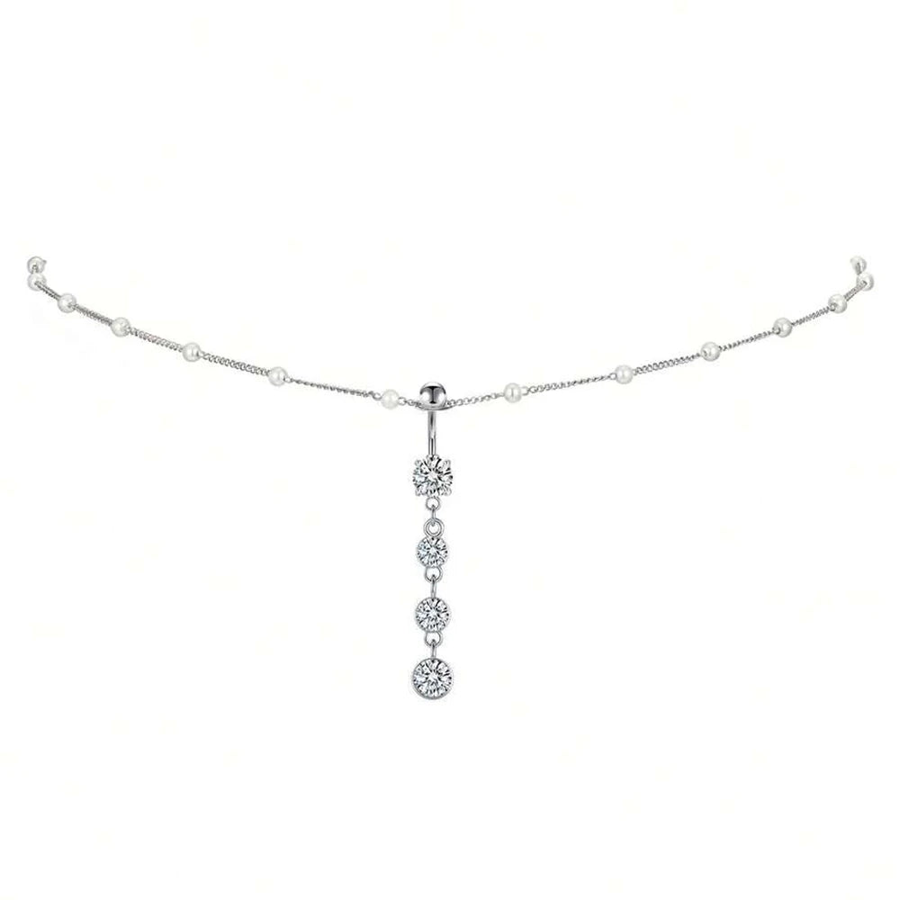 Rhinestone Body Chain - VEYAROSE
