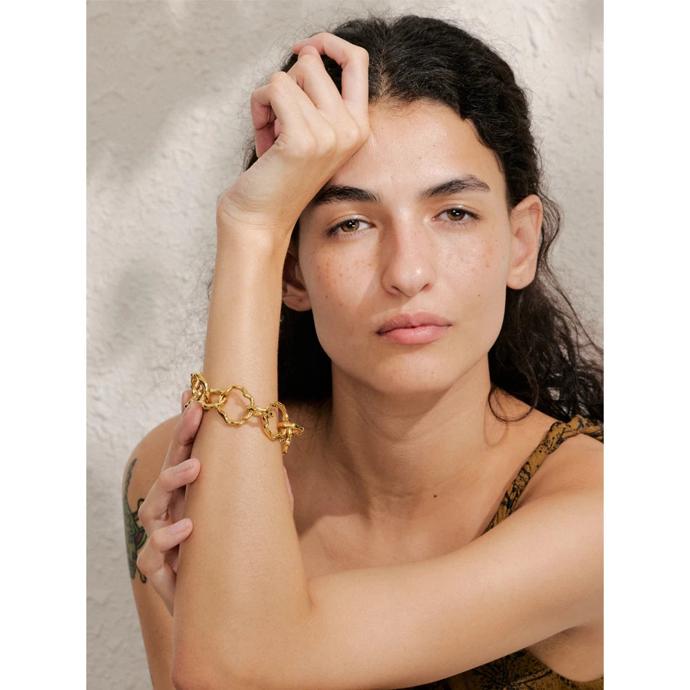 Handmade Chain Bangle Bracelet - VEYAROSE