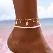 Crystal Tassel Anklet - VEYAROSE