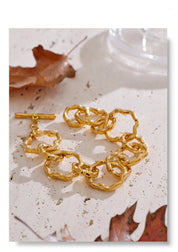 Handmade Chain Bangle Bracelet - VEYAROSE