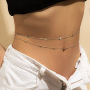 Turquoise Tassel Body Chain - VEYAROSE