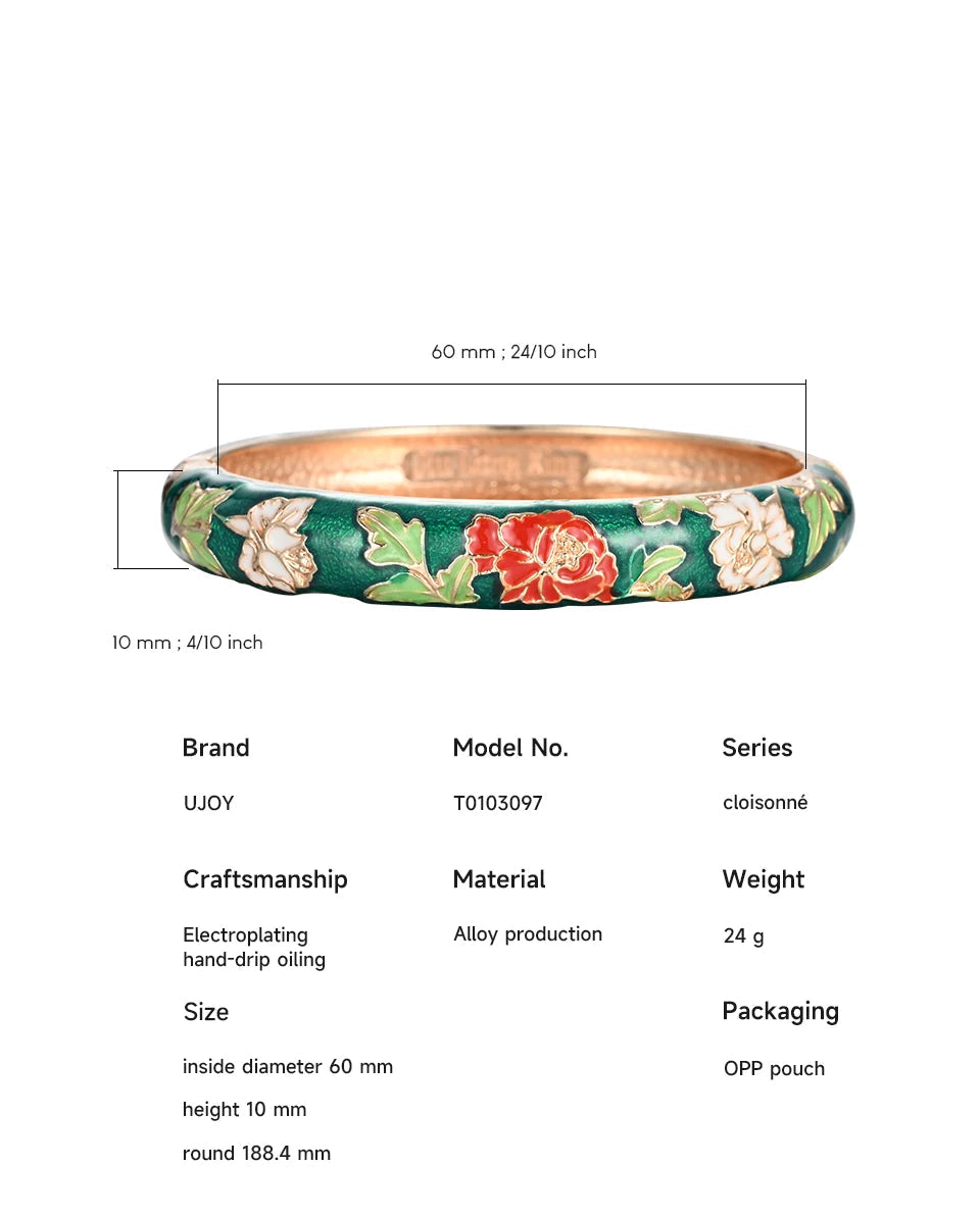 Flower Bangle Bracelet - VEYAROSE