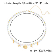 Pearl Shell Starfish Body Chain - VEYAROSE