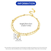 Sterling Silver Anklet - VEYAROSE