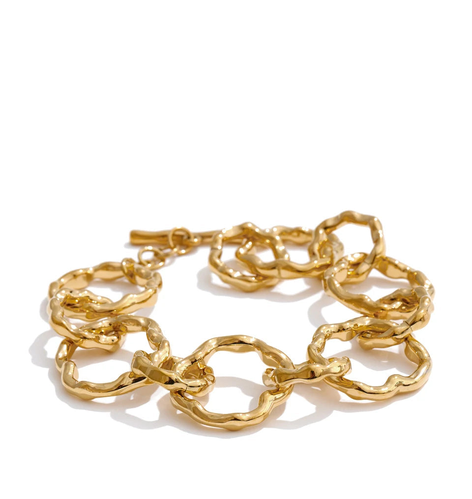 Handmade Chain Bangle Bracelet - VEYAROSE