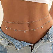 Turquoise Tassel Body Chain - VEYAROSE
