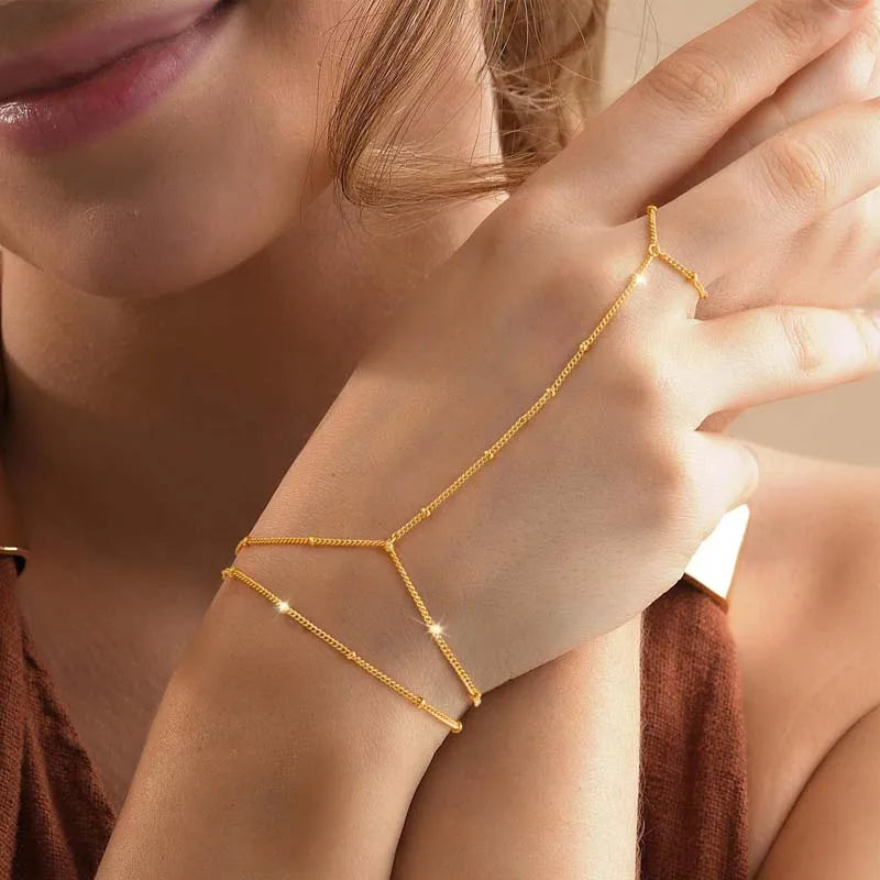 Beaded Geometric Ring - VEYAROSE