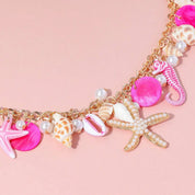 Pearl Shell Starfish Necklace - VEYAROSE