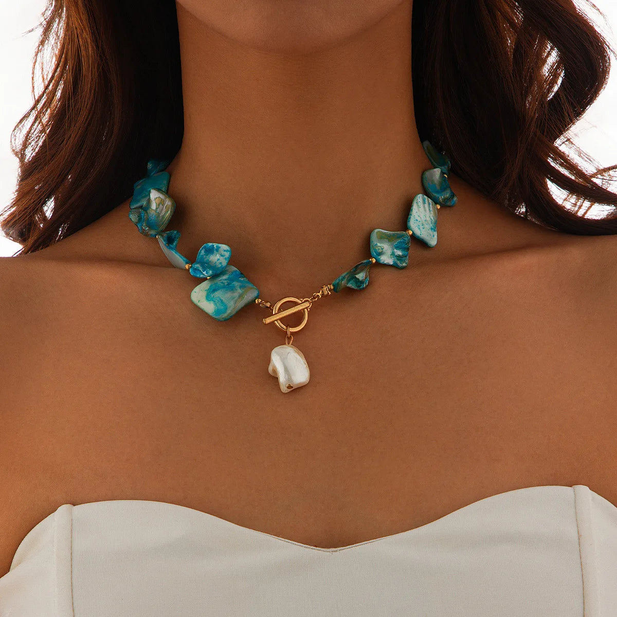 Shell Starfish Conch Necklace - VEYAROSE