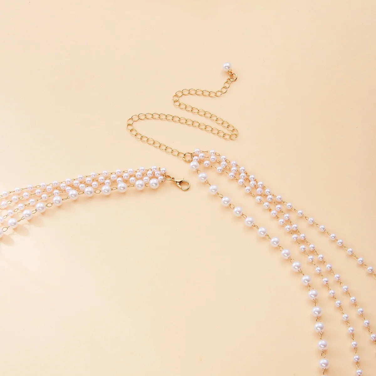Pearl Baroque Beaded Choker Necklace - VEYAROSE