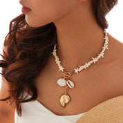 Shell Starfish Conch Necklace - VEYAROSE