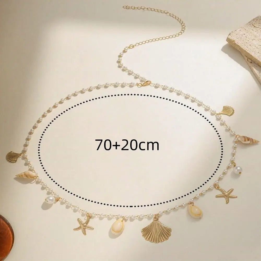 Shell Starfish Ocean Body Chain - VEYAROSE