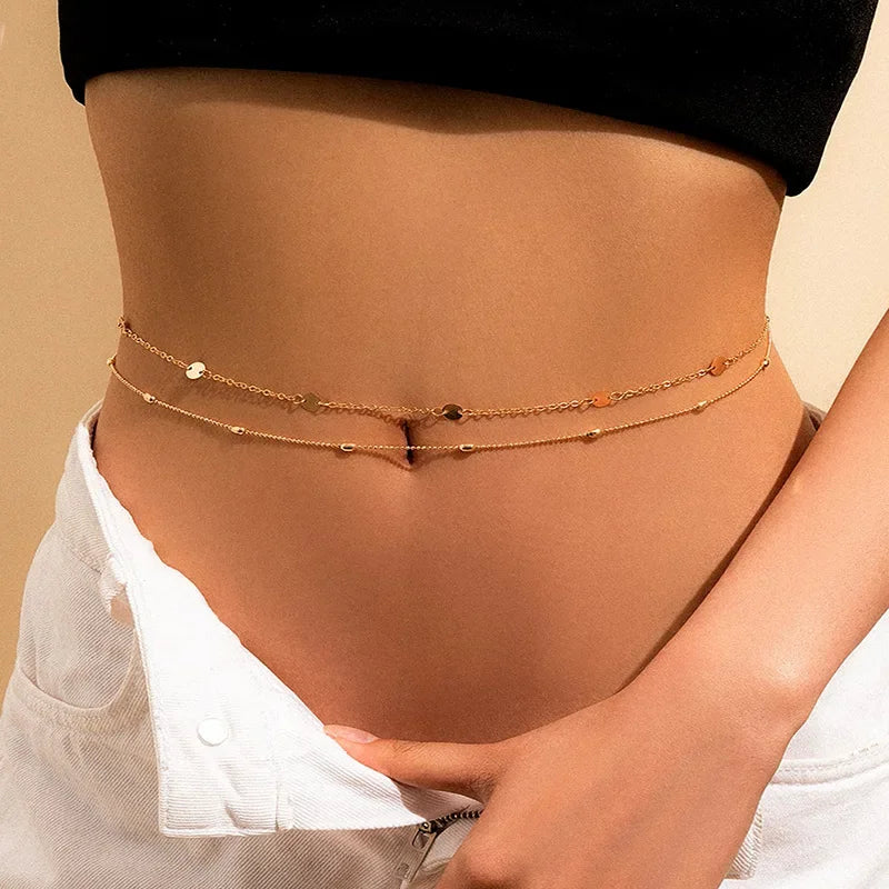 Turquoise Tassel Body Chain - VEYAROSE