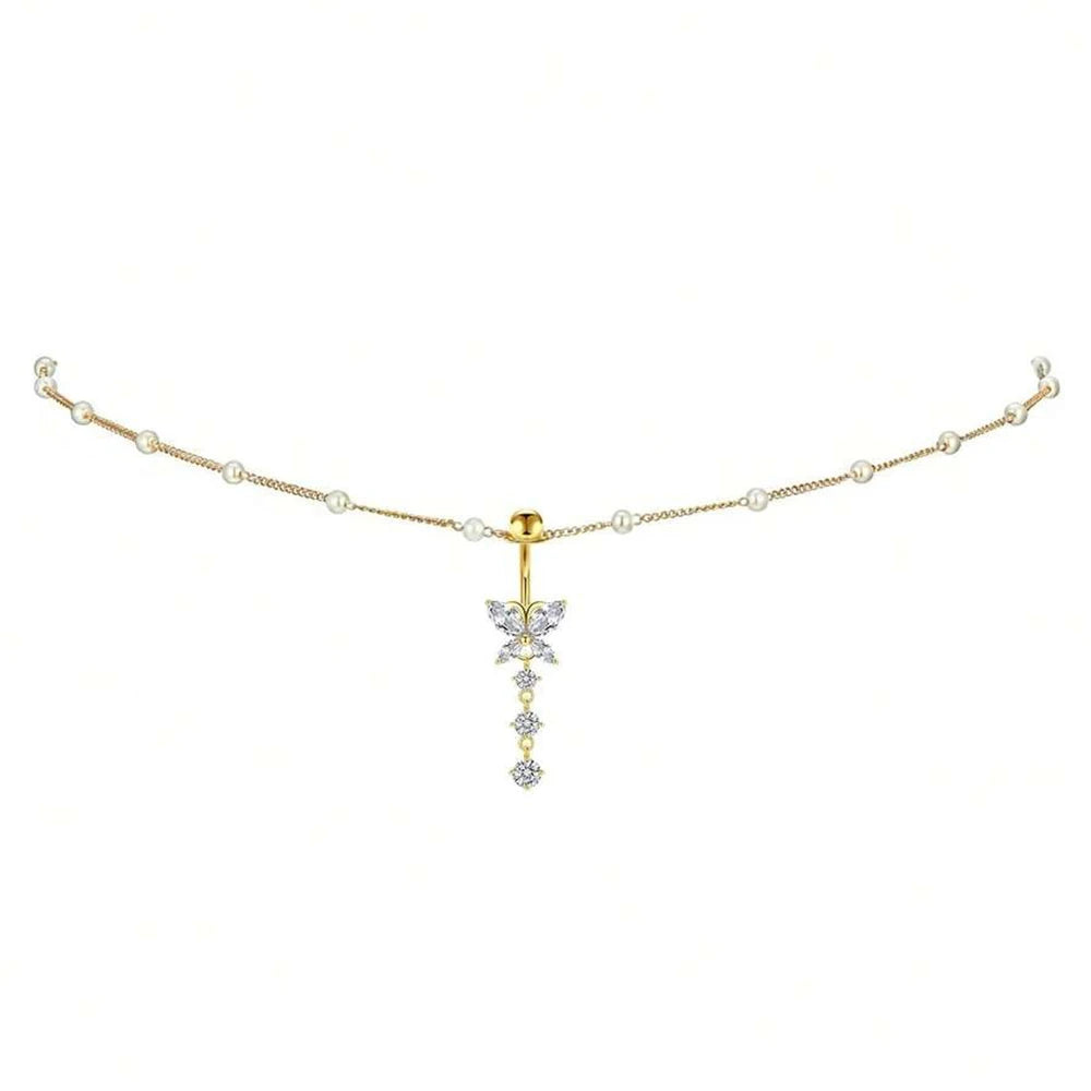 Rhinestone Body Chain - VEYAROSE