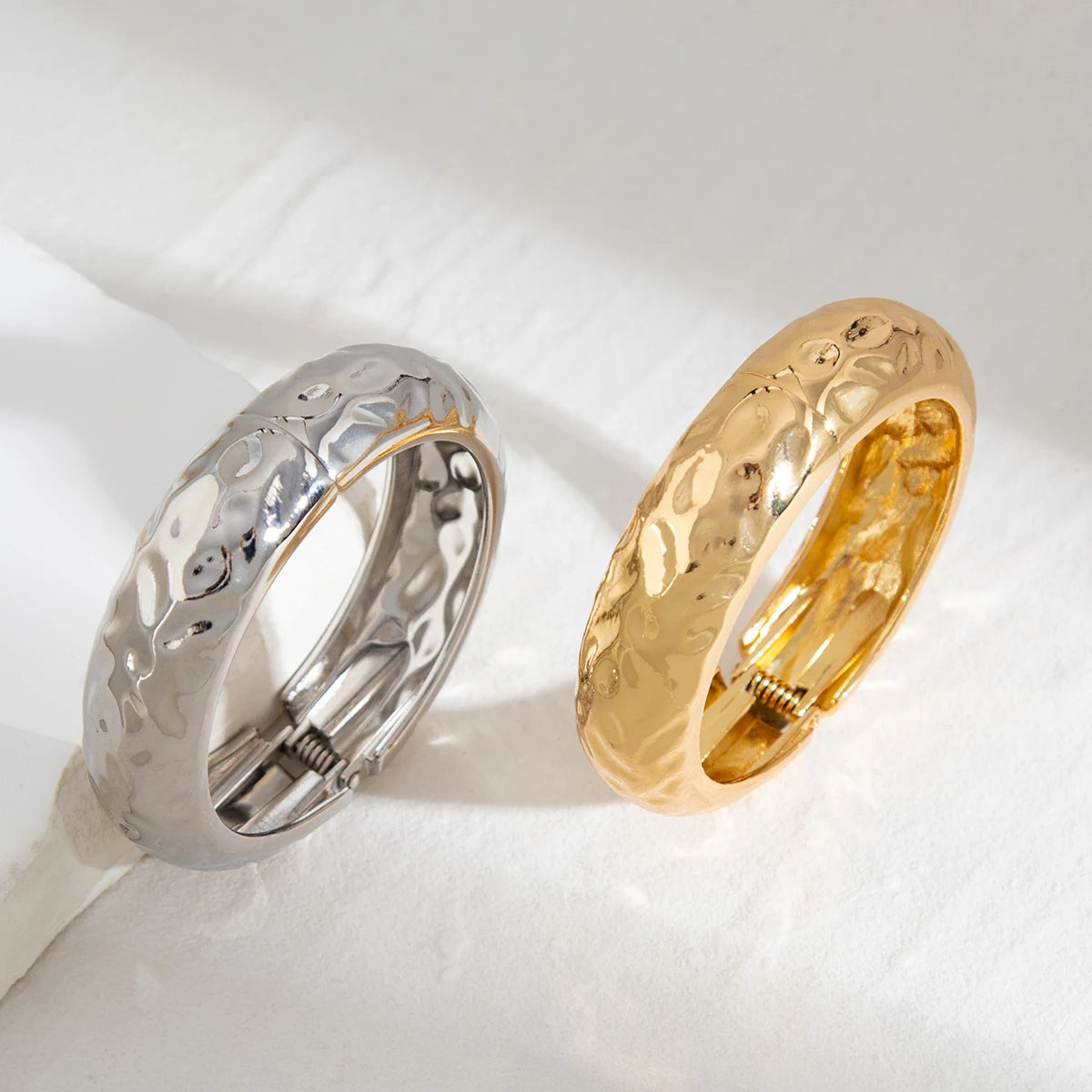 Geometric Chunky Wide Ring - VEYAROSE