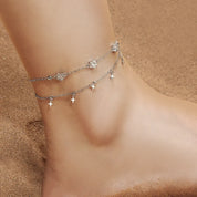 Sterling Silver Anklet - VEYAROSE