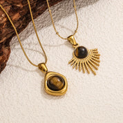 Tiger Eye Necklace - VEYAROSE