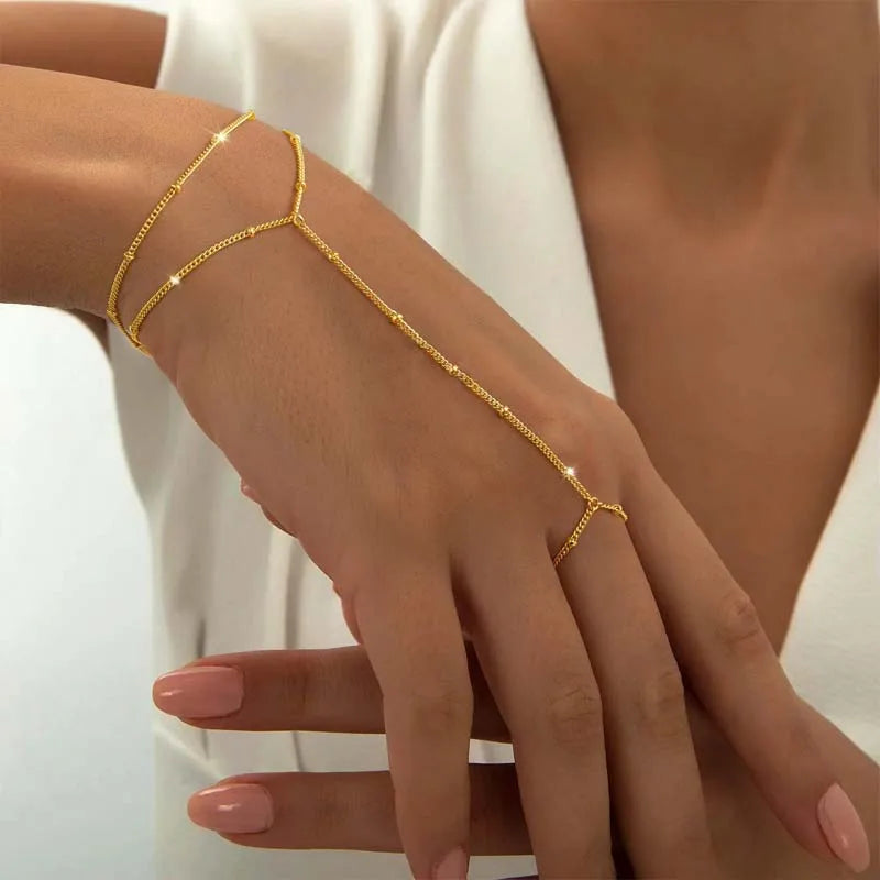 Beaded Geometric Ring - VEYAROSE