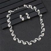 Pearl Jewelry Set - VEYAROSE
