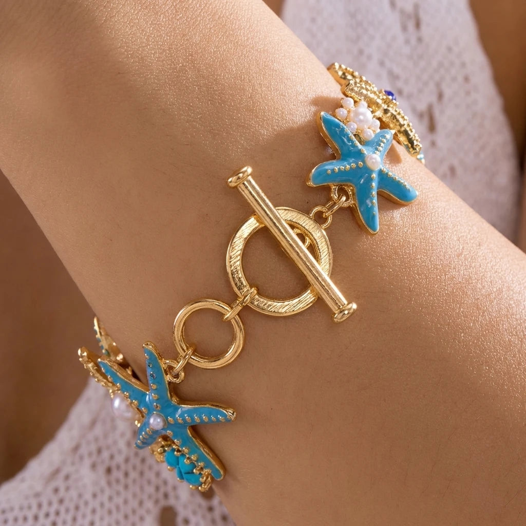 Shell Starfish Ocean Jewelry Set - VEYAROSE