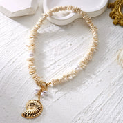 Pearl Shell Starfish Choker Necklace - VEYAROSE