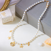 Pearl Shell Starfish Body Chain - VEYAROSE