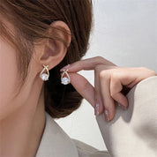 Crystal Stud Earrings - VEYAROSE