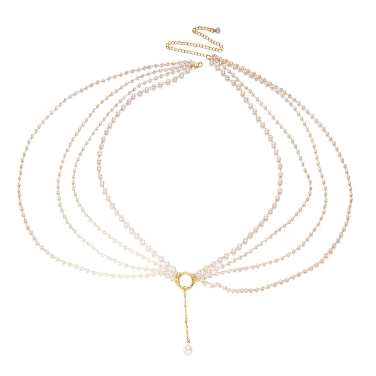 Pearl Baroque Beaded Choker Necklace - VEYAROSE