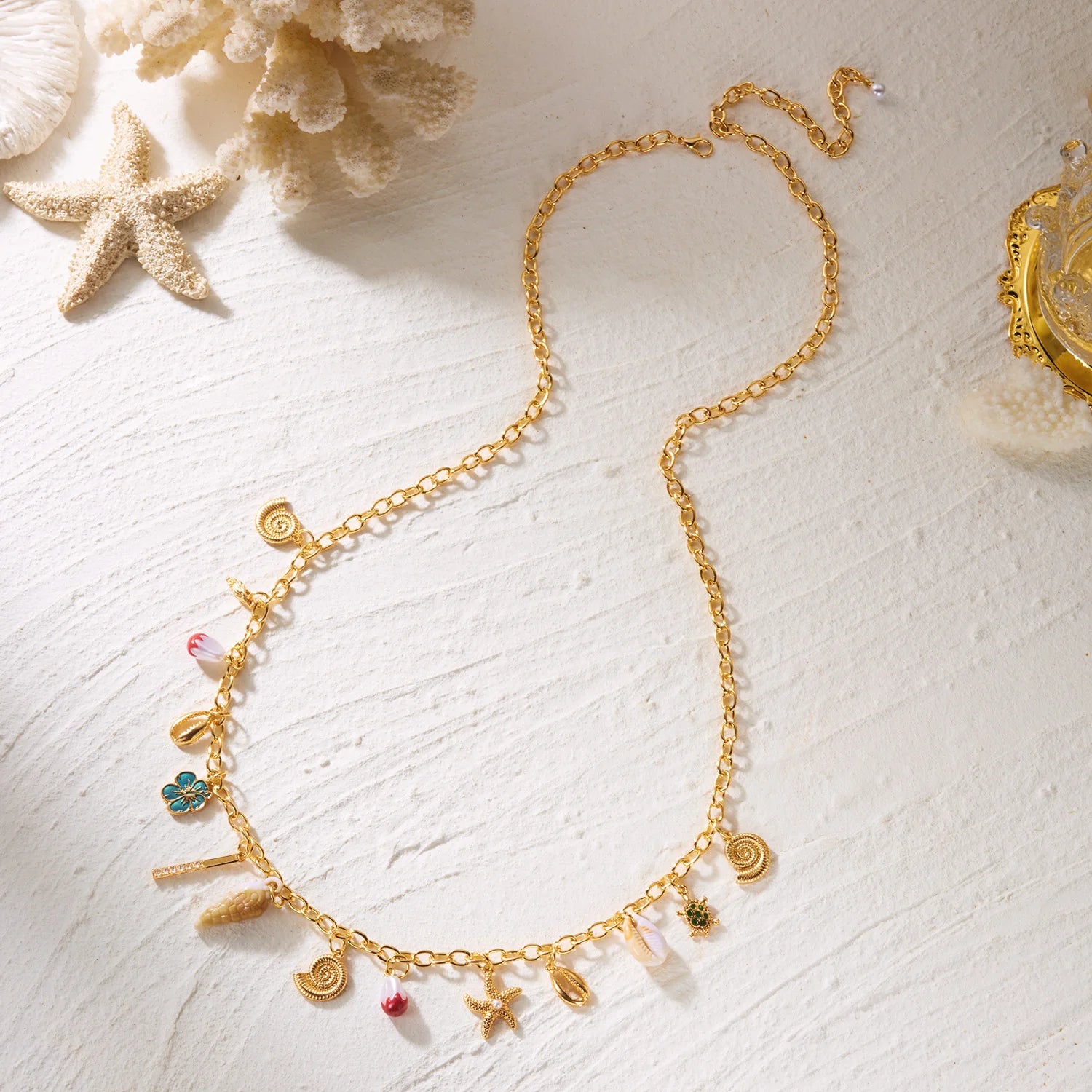 Shell Starfish Conch Body Chain - VEYAROSE