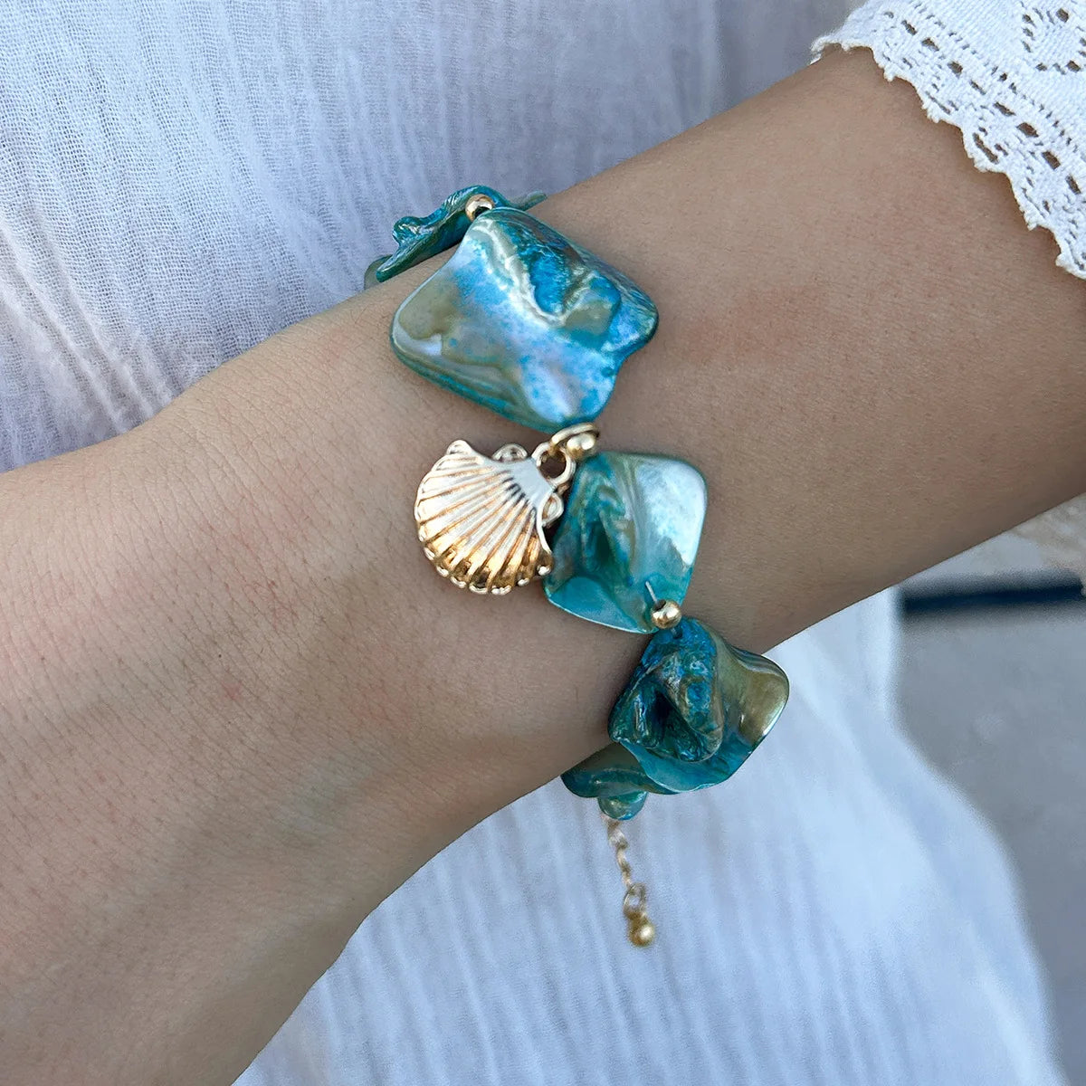 Shell Starfish Conch Necklace - VEYAROSE