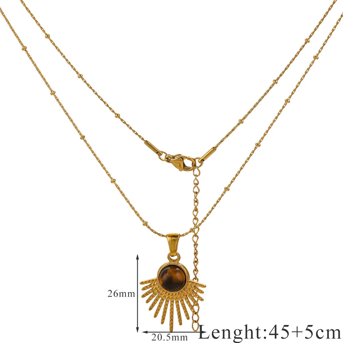 Tiger Eye Necklace - VEYAROSE