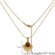 Tiger Eye Necklace - VEYAROSE