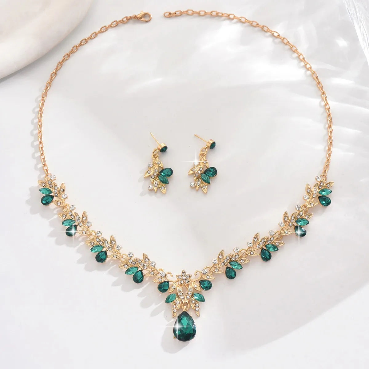 Teardrop Drop Jewelry Set - VEYAROSE