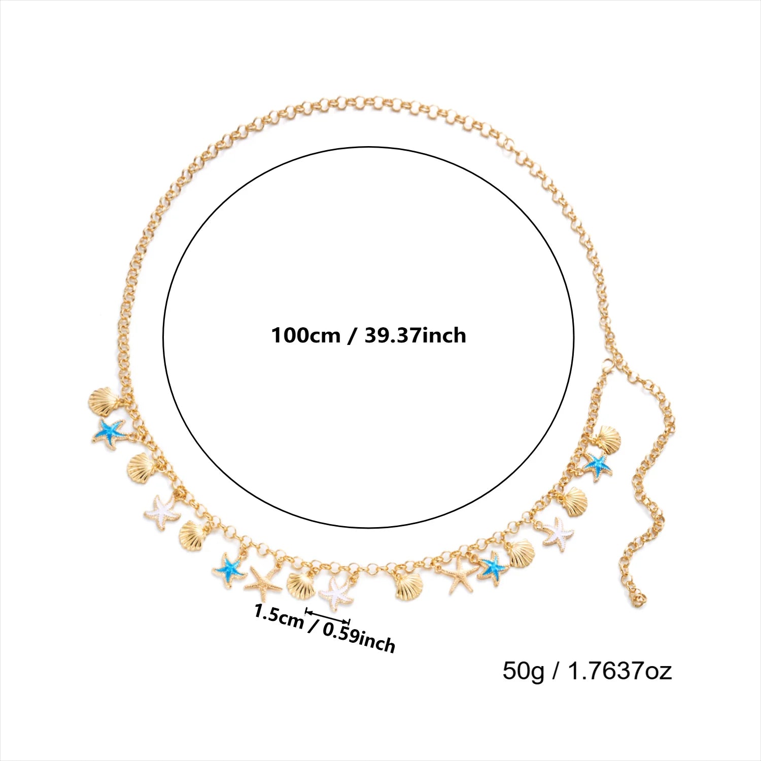 Shell Starfish Conch Body Chain - VEYAROSE