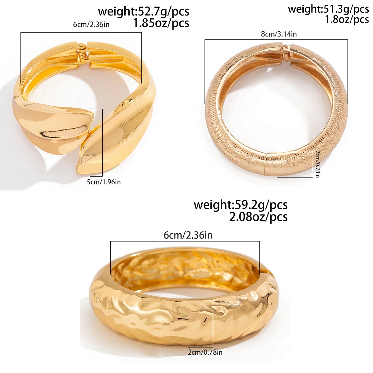 Geometric Chunky Wide Ring - VEYAROSE