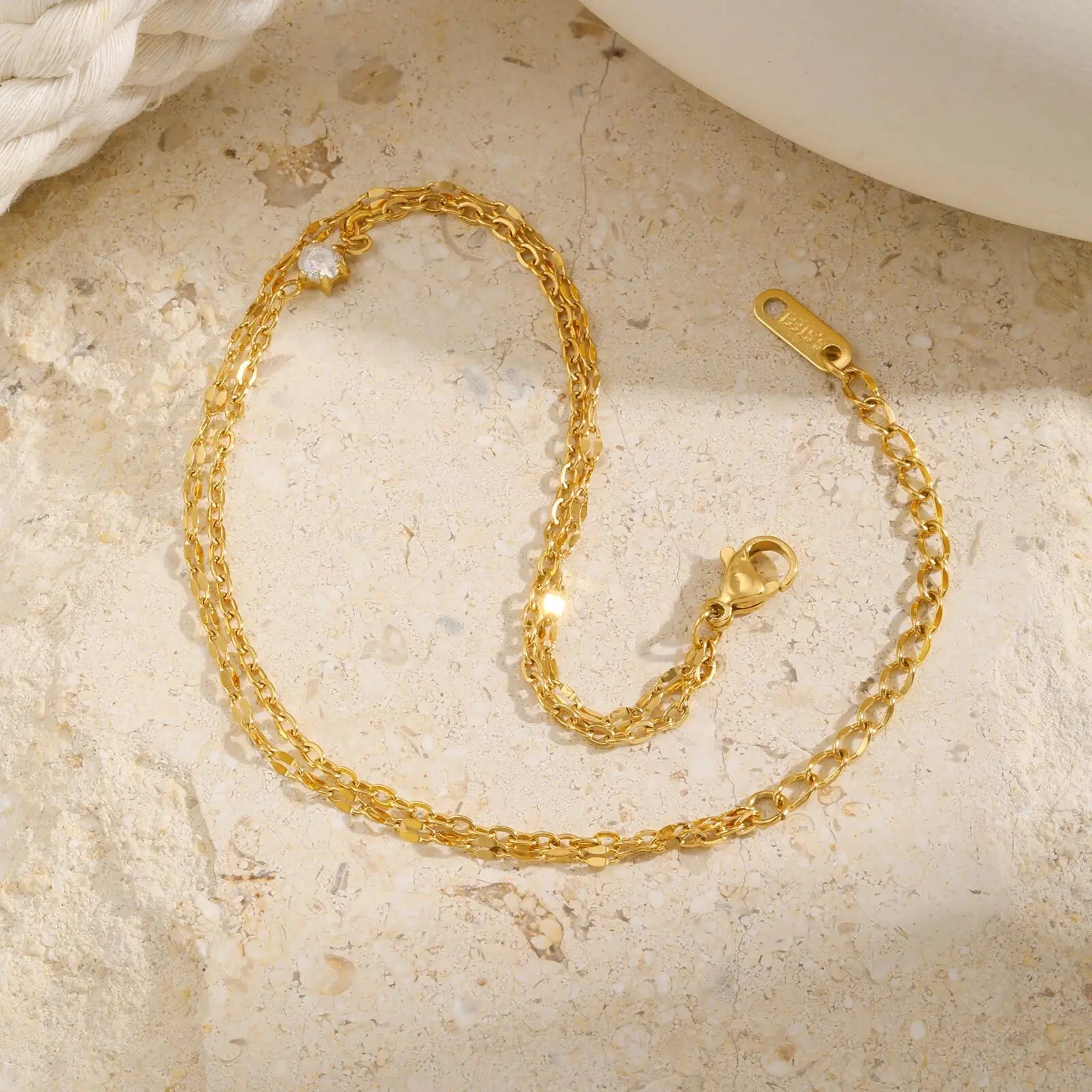 CZ Anklet - VEYAROSE