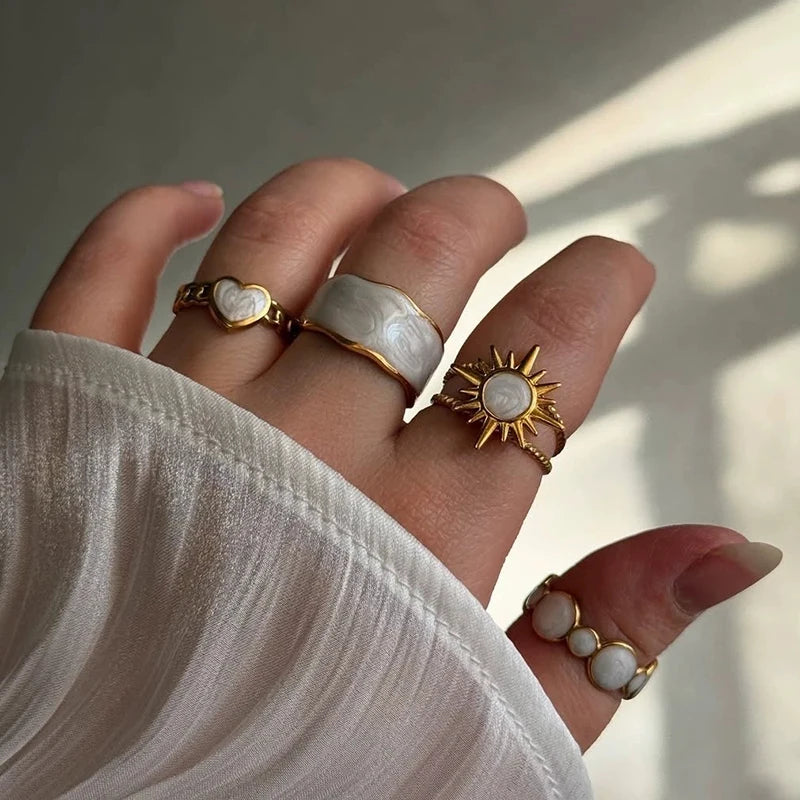 French White Ring - VEYAROSE