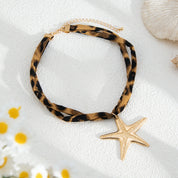 Starfish Conch Heart Necklace - VEYAROSE