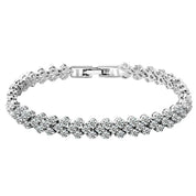 Rhinestone CZ Bangle Bracelet - VEYAROSE