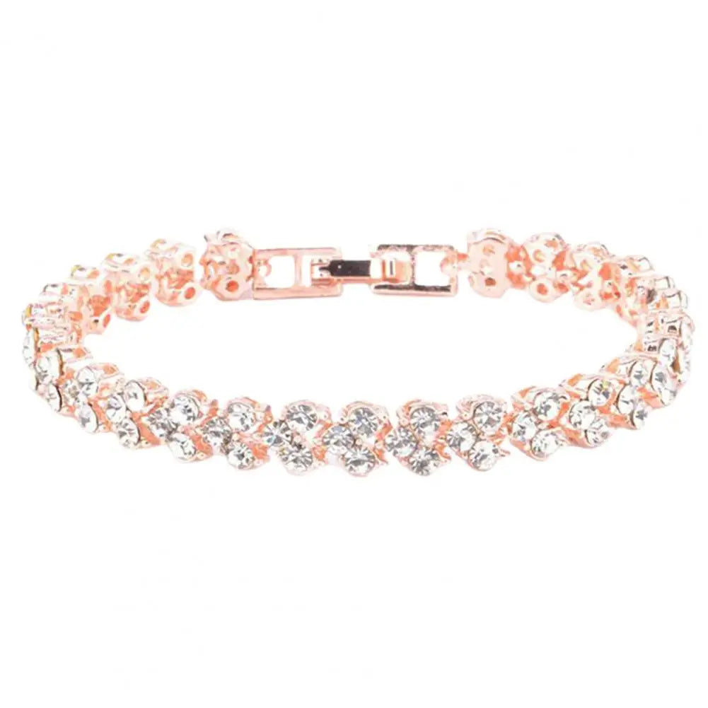 Rhinestone CZ Bangle Bracelet - VEYAROSE