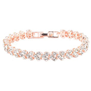 Rhinestone CZ Bangle Bracelet - VEYAROSE