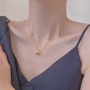 Heart Geometric Necklace - VEYAROSE