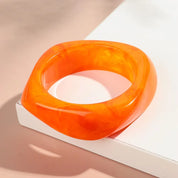 Resin Acrylic Geometric Cuff Bracelet - VEYAROSE
