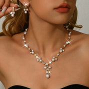 Pearl Jewelry Set - VEYAROSE