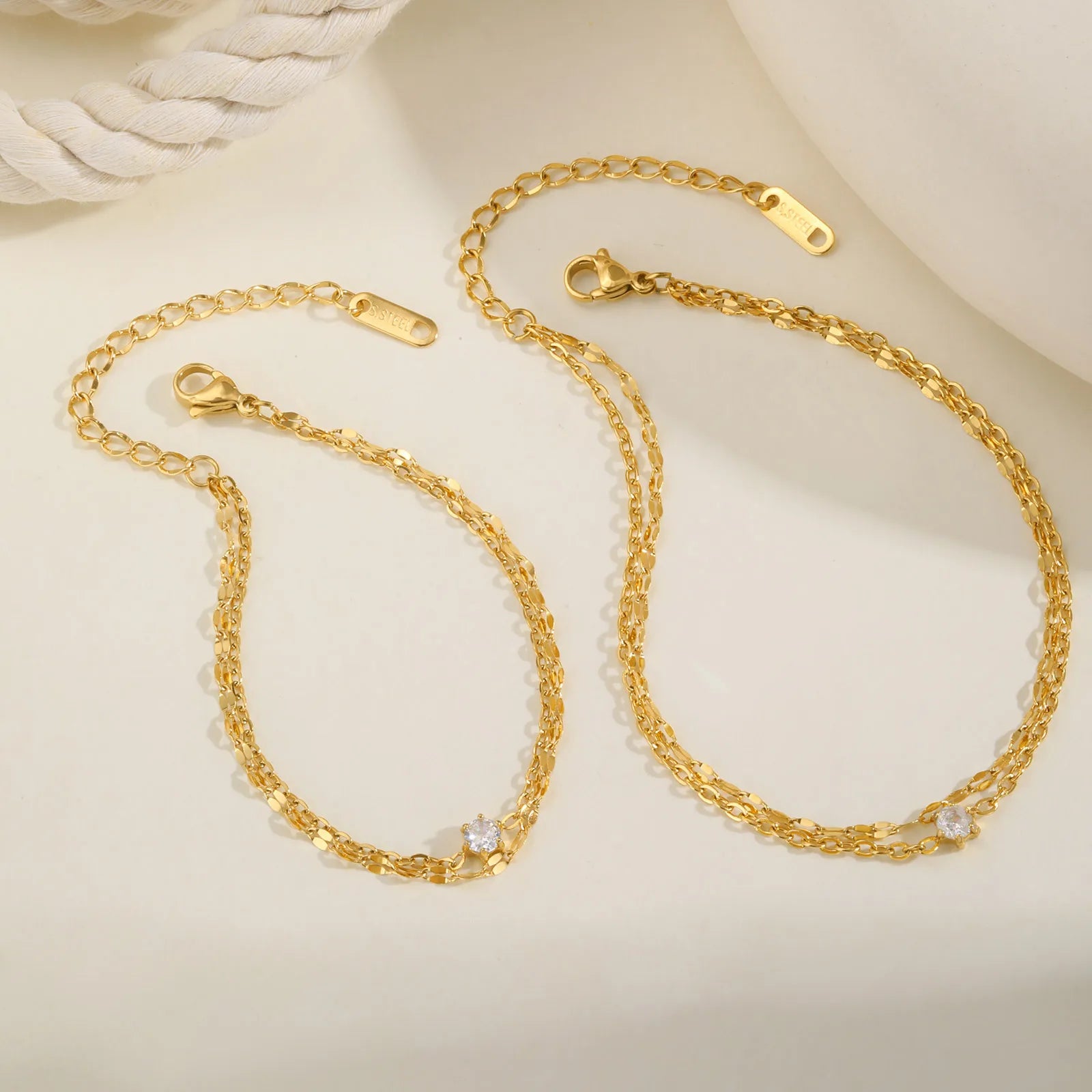 CZ Anklet - VEYAROSE
