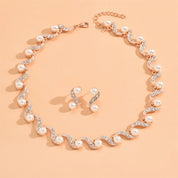 Pearl Jewelry Set - VEYAROSE