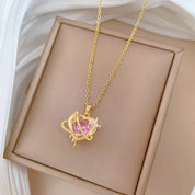 Pearl Heart Necklace - VEYAROSE