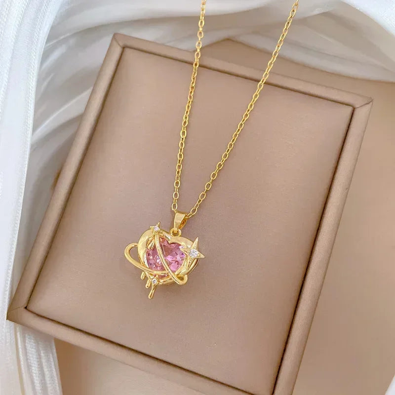 Pearl Heart Necklace - VEYAROSE